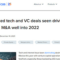 US-backed tech and VC deals seen driving Mexican M&A well into 2022